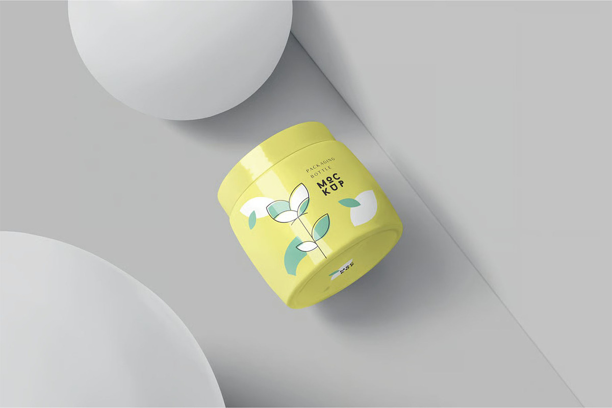 Cosmetic Packaging Bottle/Jar Mockup, a Packaging Mockup by megostudi0 (Photo 5 of 5)