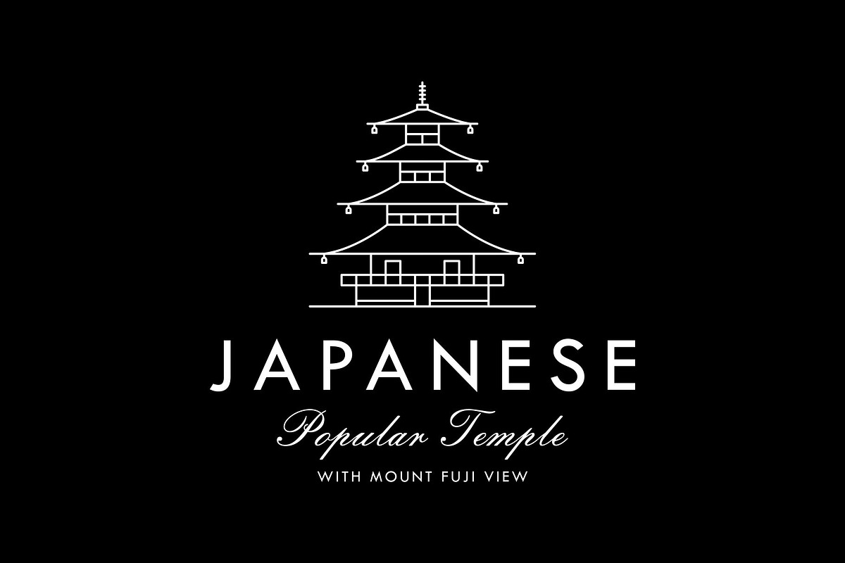 Minimal Japanese Temple Logo, a Branding & Logo Template by Buqancreative (Photo 2 of 3)