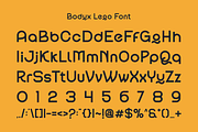 Bodyx Lego - Modern Unique Font, a Sans Serif Font by Viswal Studio (Thumbnail 6 of 7)