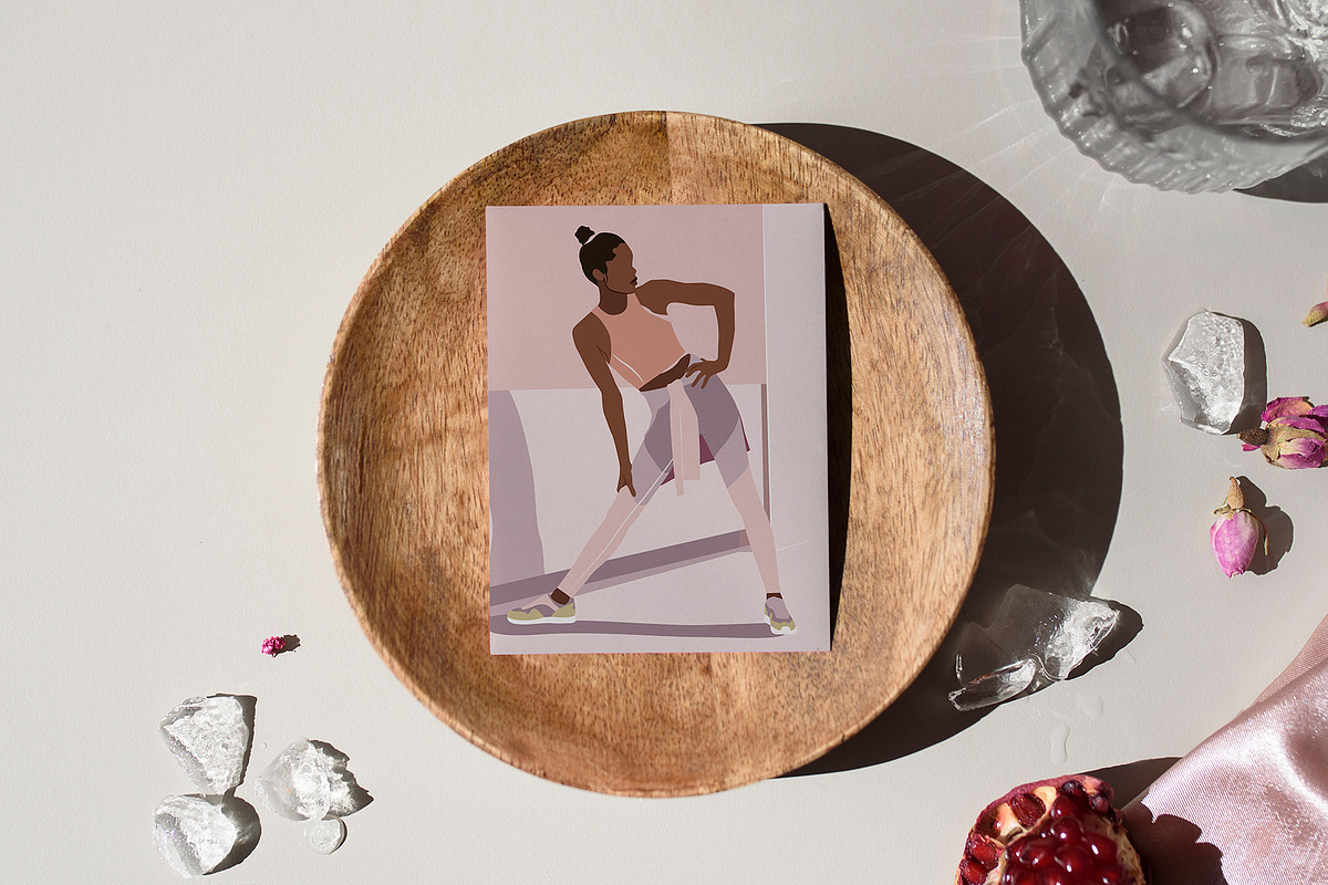 Sporty Girls Illustration set, a Healthcare Illustration by TiriCo (Photo 5 of 11)