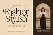Rachels Bendaty - Retro Serif, a Font by Shakira Studio (Thumbnail 3 of 10)