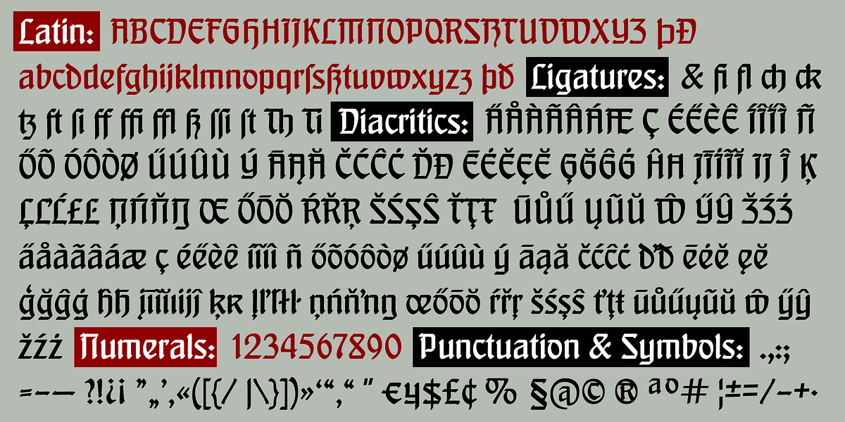 Behrens Schrift, a Blackletter Font by ingoFonts (Photo 7 of 8)