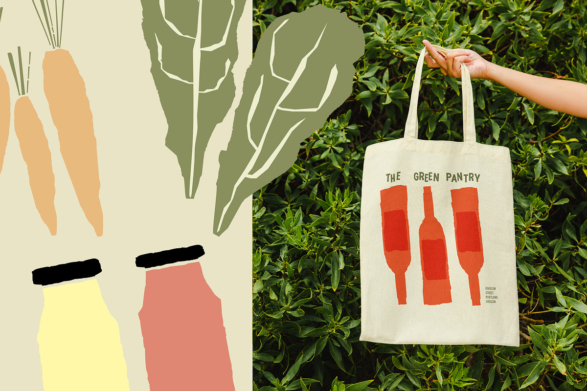Farmers Market Collection, a Food Illustration by Mere Hunter (Photo 2 of 7)