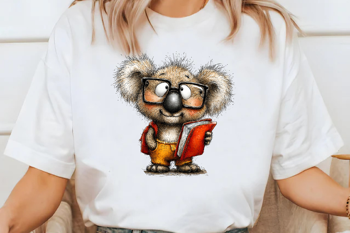 Back to School Koala Clipart Bundle, a Seasonal Illustration by Designworld (Photo 6 of 8)