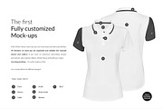 Women Polo Ghost Mock-ups FREE DEMO, a Books & Magazine Mockup by Apparel_Mockups (Thumbnail 6 of 23)