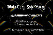 25 Rainbow Photo Overlays preview 5