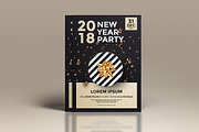 Set of 10 Christmas Party Flyer, a Flyer Template by Creative Graphics (Thumbnail 4 of 12)