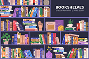 Bookshelves. Book sale poster, an Object Illustration by Good Studio (Thumbnail 1 of 5)