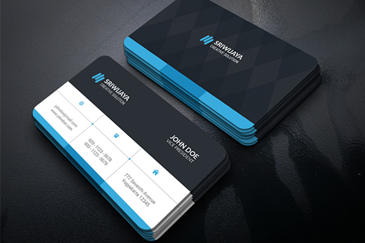Corporate Business Card, a Business Card Template by InfinityArt (Photo 3 of 4)