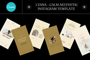 LYANA - Calm Aesthetic IG CANVA, a Social Media Template by Elokka Std. (Thumbnail 8 of 9)