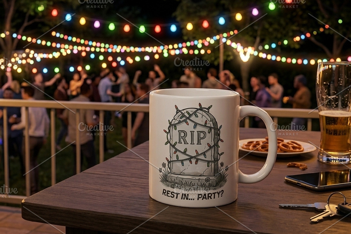 Rest in party illustration, an Object Illustration by Vectorlina (Photo 3 of 4)