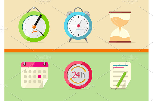 Time And Date Icons