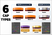 5lb Whey Protein Jar Mockup B2-Pro, a Packaging Mockup by Design Warlord (Thumbnail 4 of 16)
