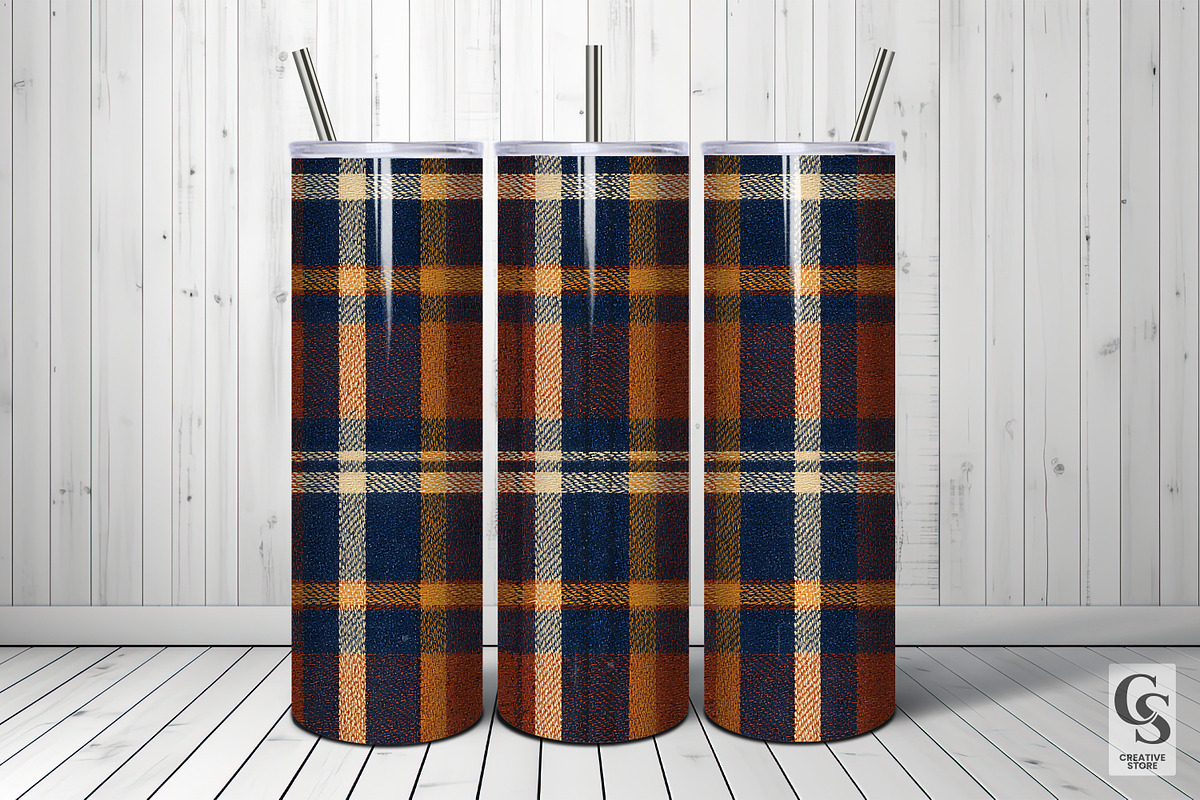 Denim Autumn Plaid Seamless Pattern, a Pattern Graphic by Creative Store (Photo 5 of 5)