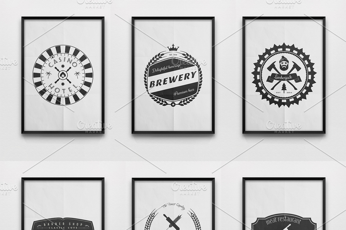 Vintage label toolkit, a Branding & Logo Template by sergio zest (Photo 3 of 5)