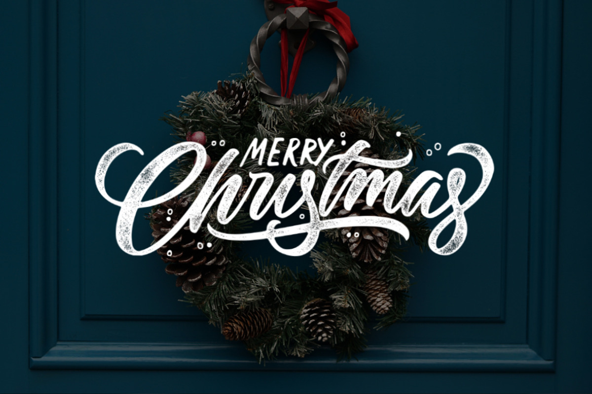 Merry Christmas 9 Lettering, a Texture Illustration by Davihero (Photo 3 of 11)