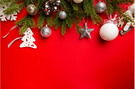 Christmas holidays composition, a Holiday Photo by piter.goskov