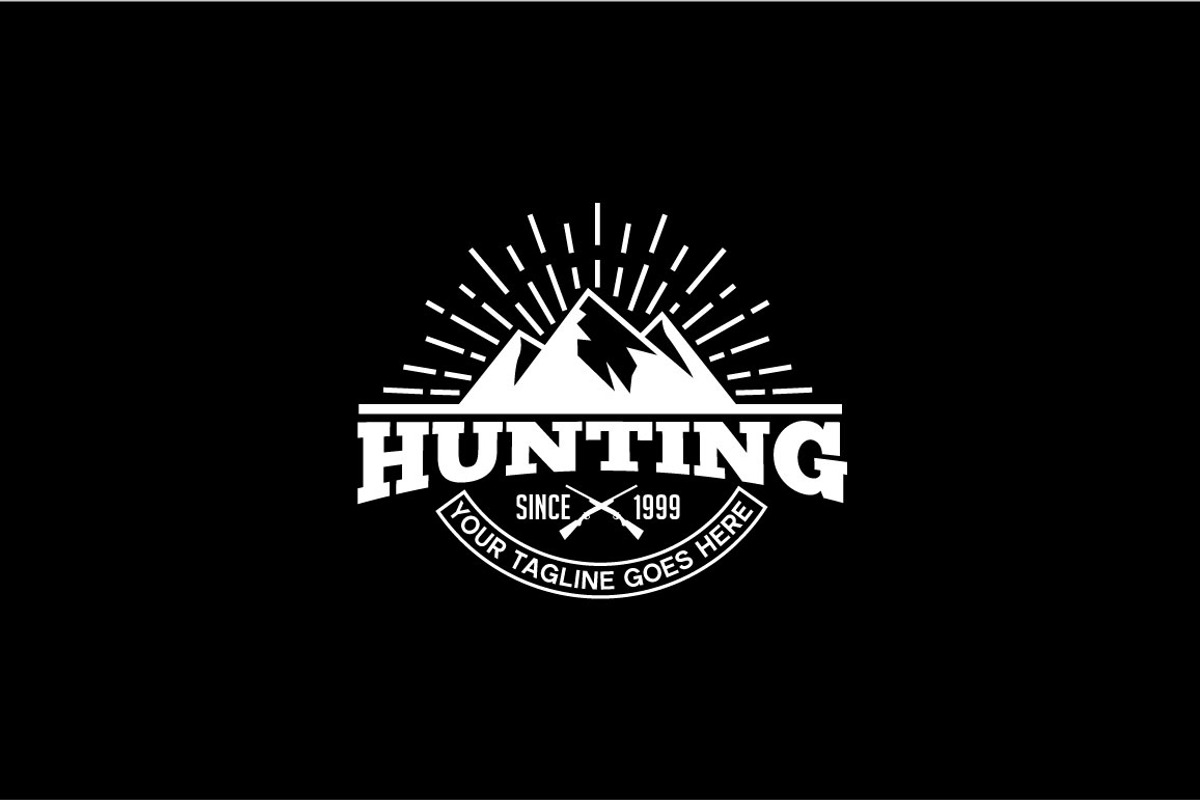Hunting Vintage Badges and Logos, a Branding & Logo Template by shazi (Photo 2 of 11)