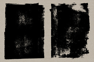 Dry Ink Textures - Vector & PNG