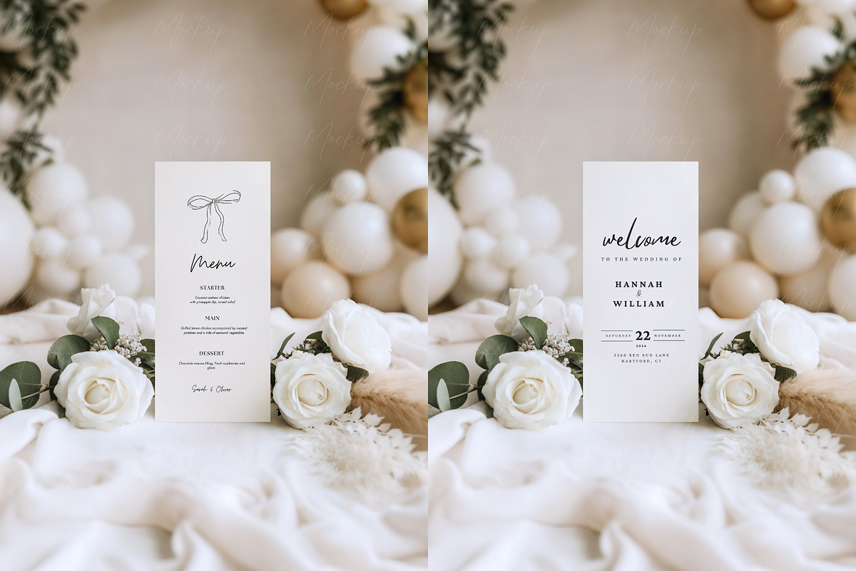 Tall Vertical Menu Mockup, a Product Mockup by TatiMockup (Photo 3 of 3)