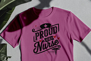 Proud to Be a Nurse Shirt Design, a Graphic by Vector Portal (Thumbnail 5 of 5)