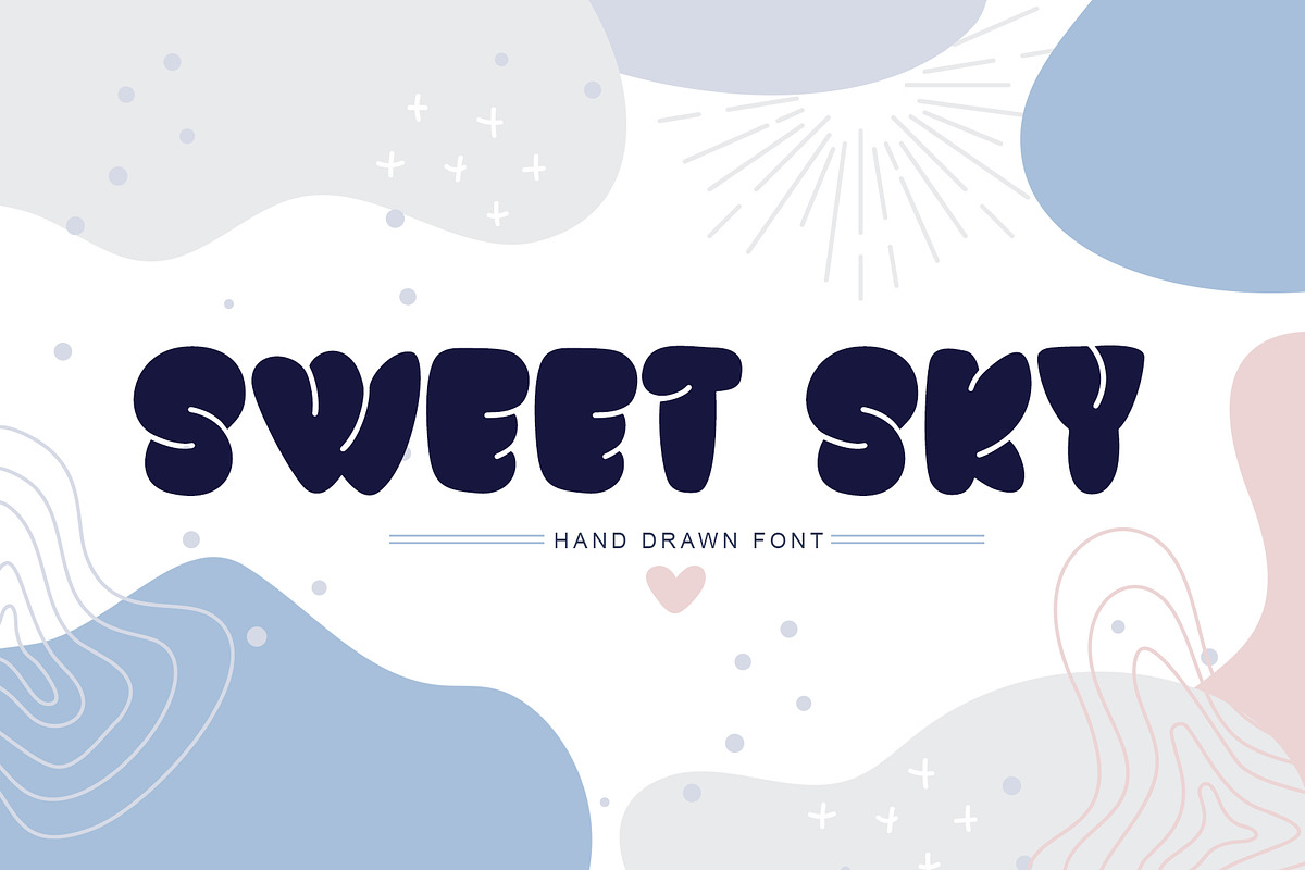 Sweet Sky Rotund Retro Groovy Font
