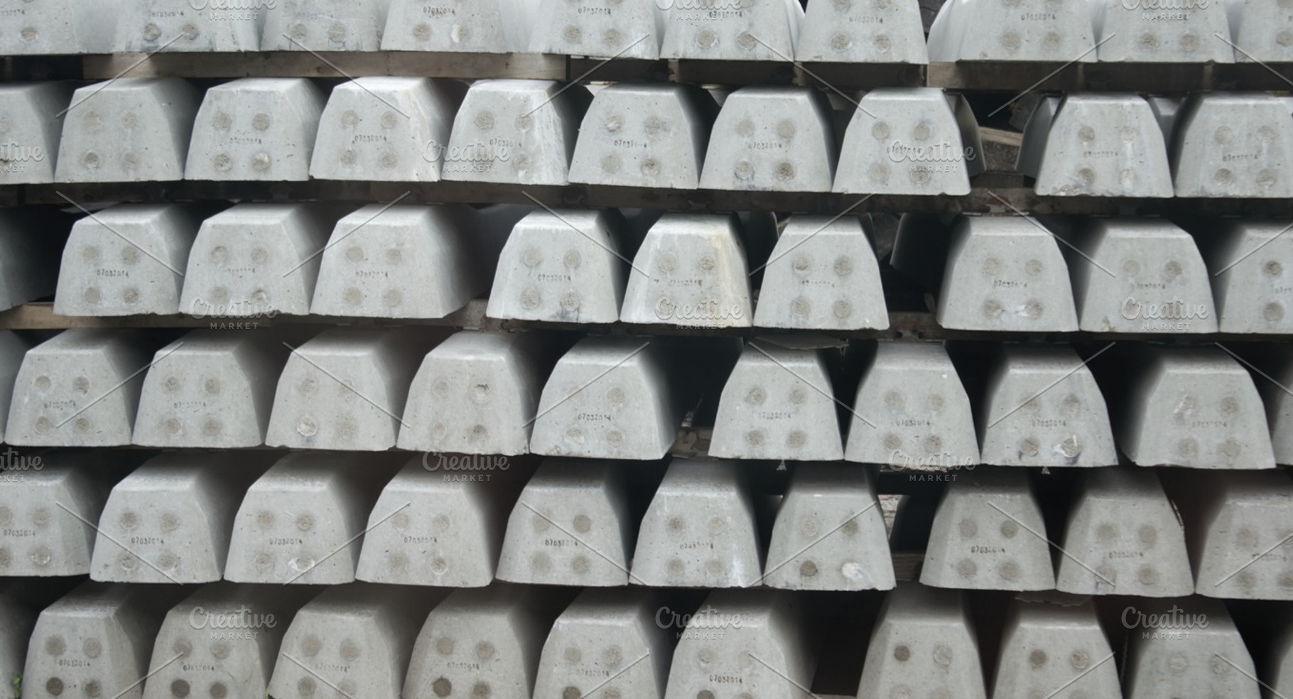 Concrete Blocks Containing Concrete Cement And Construction