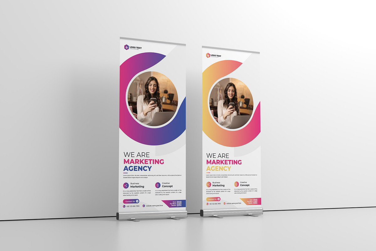Roll-up Banner Template, a Print Template by zahidhossainalif (Photo 3 of 6)