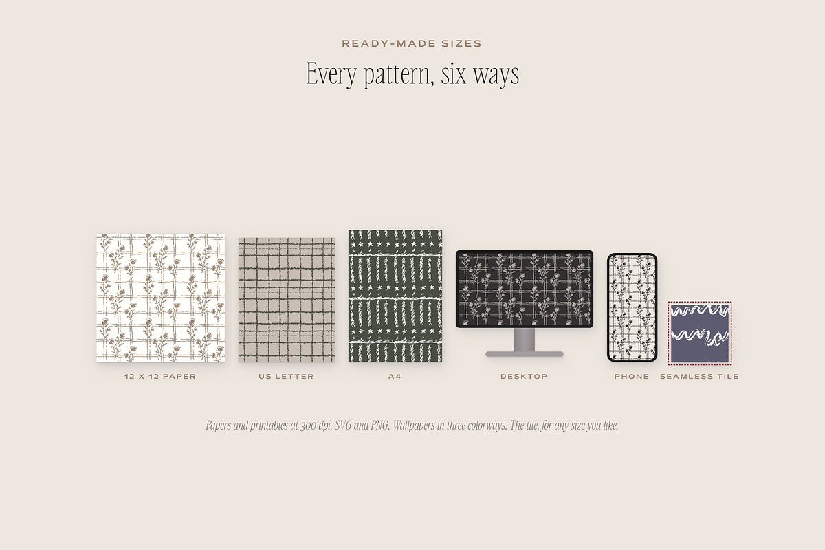 Plaids & Stripes Seamless Patterns, a Pattern Graphic by The October Creative (Photo 9 of 12)