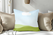 Living Room Square Pillow Mockup, a Household Mockup by NoemieDesigns (Thumbnail 5 of 11)