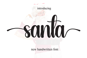 Santa Script Font