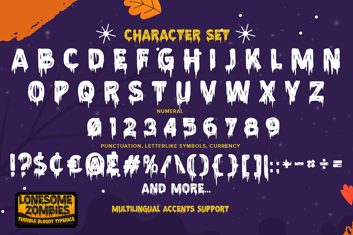 Lonesome Zombies - Terrible Bloody, a Font by Gassstype (Photo 7 of 8)
