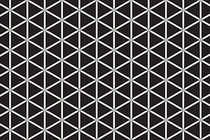 Triangles. Seamless Patterns Set 10