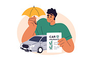 Car insurance coverage concepts set, a Transportation Illustration by Good Studio (Thumbnail 4 of 5)