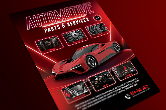 Automotive Parts & Services Flyer preview 3