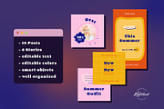 HITS - Summer Insta Template, a Social Media Template by Kalstud (Thumbnail 2 of 5)