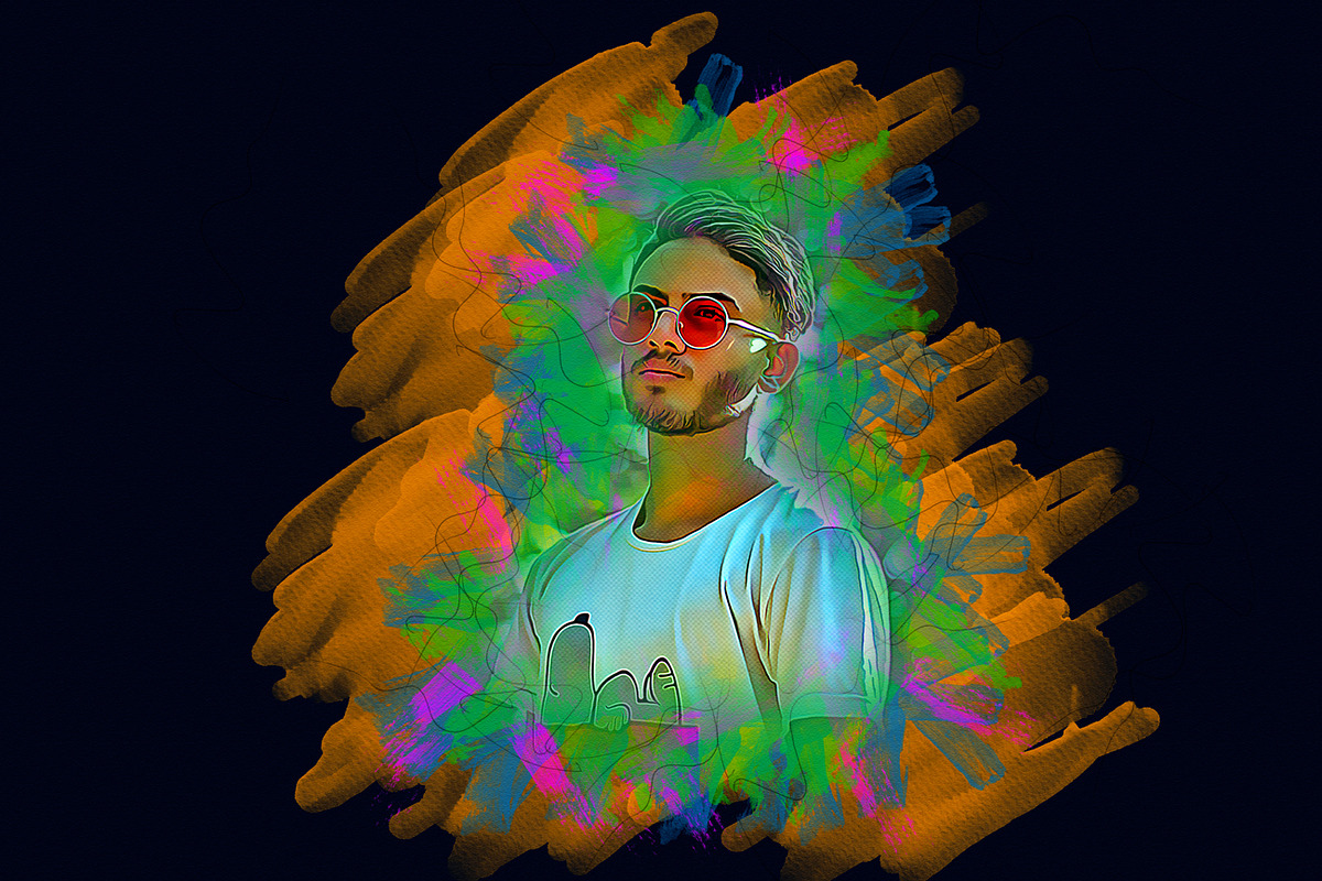 Watercolor Painting Photoshop Action, an Action Add-On by Studio Retouch (Photo 3 of 11)
