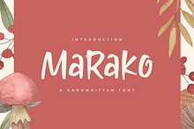 Marako - Handwritten Font