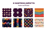 Spooky Rainbow Collection, a Pattern Graphic by Zim Varezhkin (Thumbnail 3 of 7)