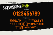 Skew Spine, a Sans Serif Font by BBtypeStudios (Thumbnail 10 of 11)