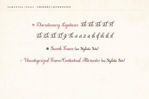 Samantha Bold Italic Pro