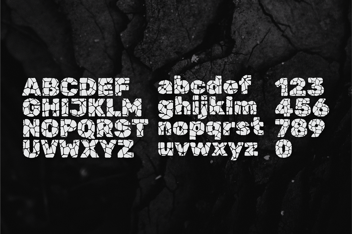 Stone Pattern, a Handwritten Font by Canden Studio (Photo 2 of 3)