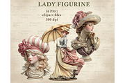 Lady Figurine Clipart PNG, an Illustration by Memories By Lea (Thumbnail 5 of 8)