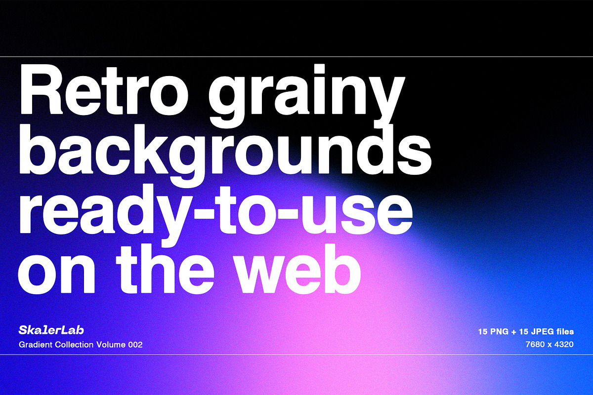 Retro Gradient Backgrounds Vol 2, a Background Graphic by Skaler Lab (Photo 4 of 7)