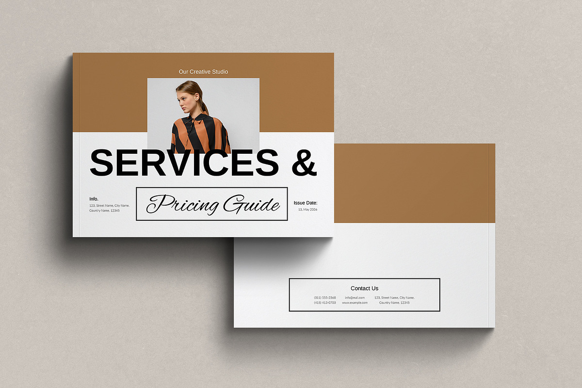 Services and Pricing Guide Landscape, a Magazine Template by TemplatesForest (Photo 8 of 8)