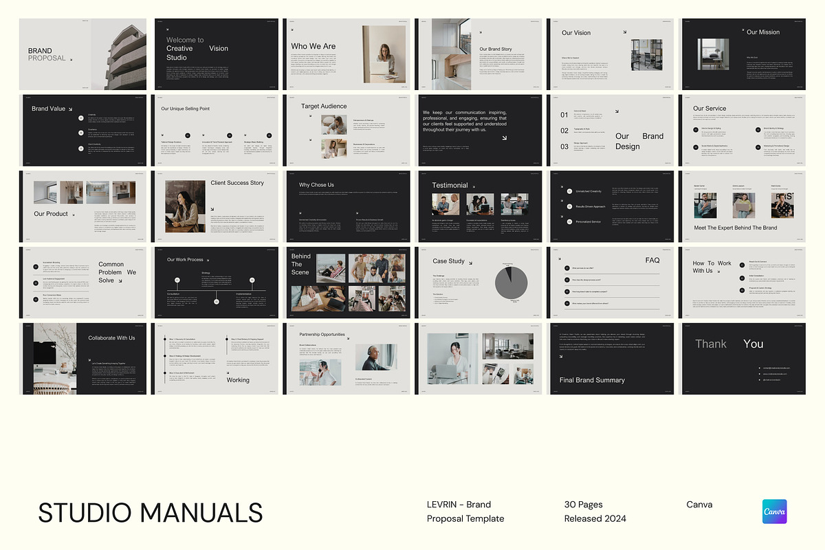LEVRIN - Brand Proposal Template, a Social Media Template by Studio Manuals (Photo 8 of 8)