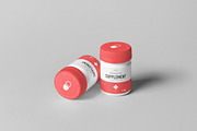 Supplement Jar & Box Mock-up 7, a Packaging Mockup by Yogurt86 (Thumbnail 5 of 12)