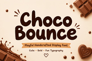 Choco Bounce, a Script Font by Wow Magic