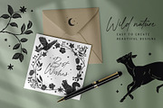 Woodland Shadows Vector Collection, a Decorative Illustration by rouxsupplyco (Thumbnail 5 of 15)