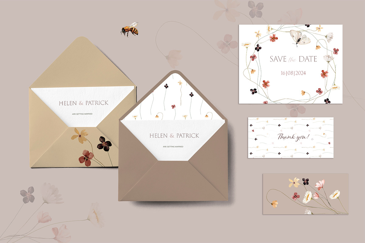 Wildflowers Watercolor Collection, a Decorative Illustration by Les Frolova (Photo 5 of 12)